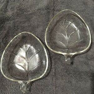 Vintage glass candy dishes